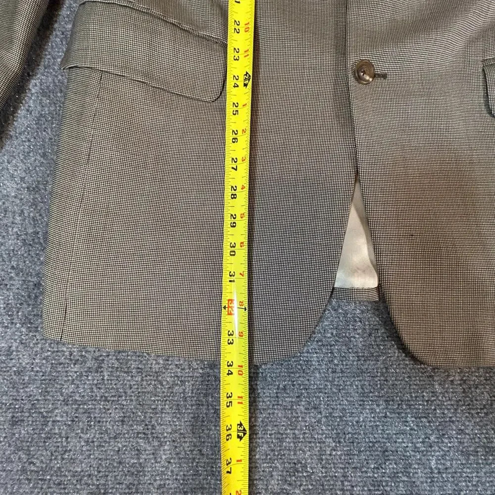 Paul Stuart 2 PC‎ Wool and Silk Suit Size 42-36 Tall/Long Made in Canada